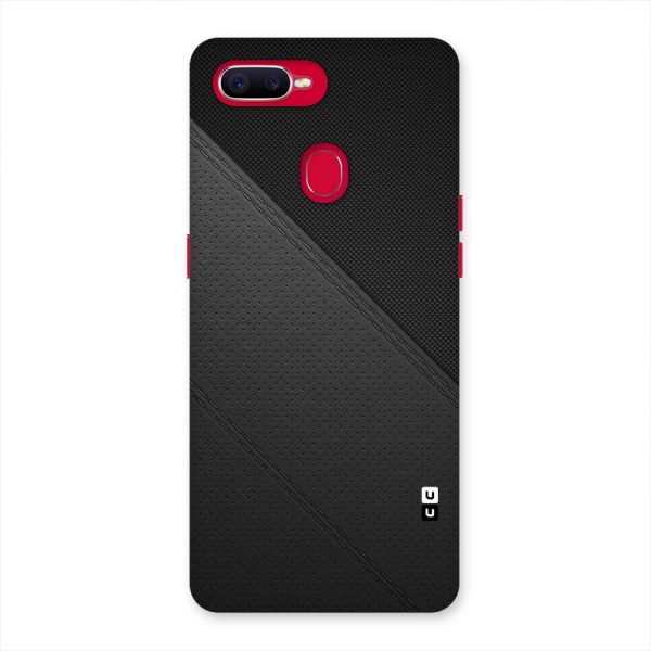 Black Polka Stripe Back Case for Oppo F9 Pro