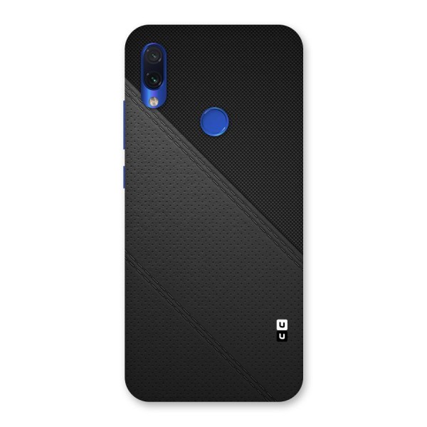 Black Polka Stripe Back Case for Redmi Note 7