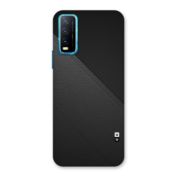 Black Polka Stripe Back Case for Vivo Y20