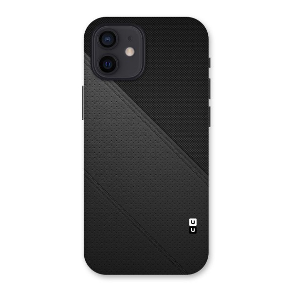 Black Polka Stripe Back Case for iPhone 12