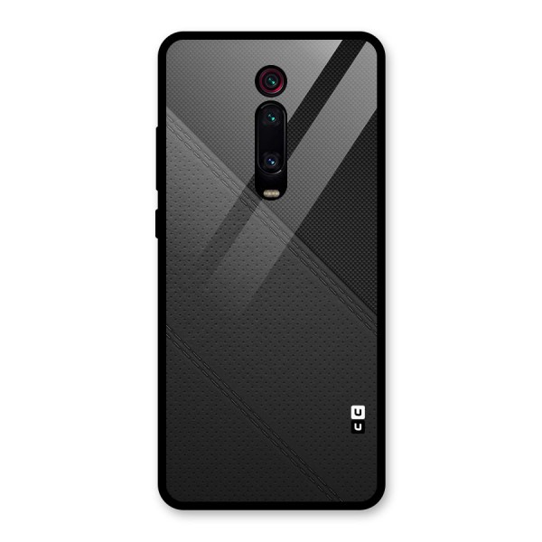 Black Polka Stripe Glass Back Case for Redmi K20