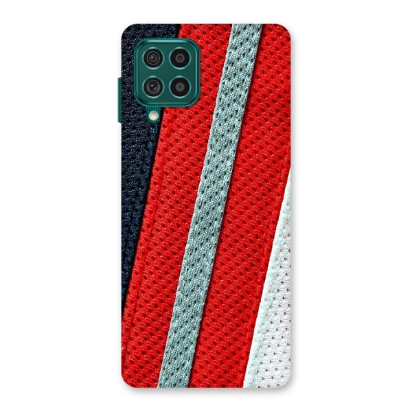 Black Red Grey Stripes Back Case for Galaxy F62