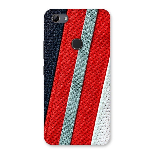 Black Red Grey Stripes Back Case for Vivo Y81