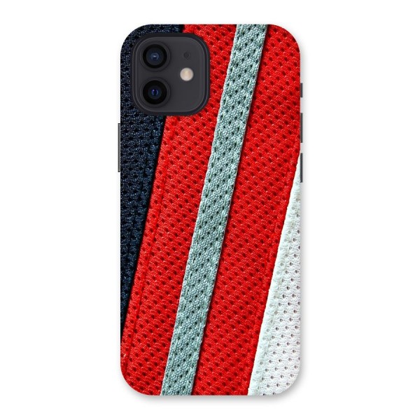 Black Red Grey Stripes Back Case for iPhone 12