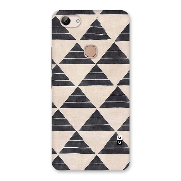 Black Slant Triangles Back Case for Vivo Y83