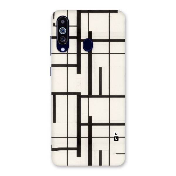 Black Unsymmetry Back Case for Galaxy A60