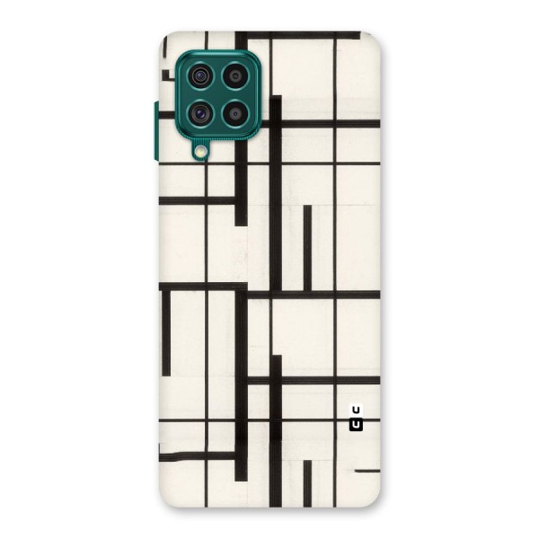 Black Unsymmetry Back Case for Galaxy F62