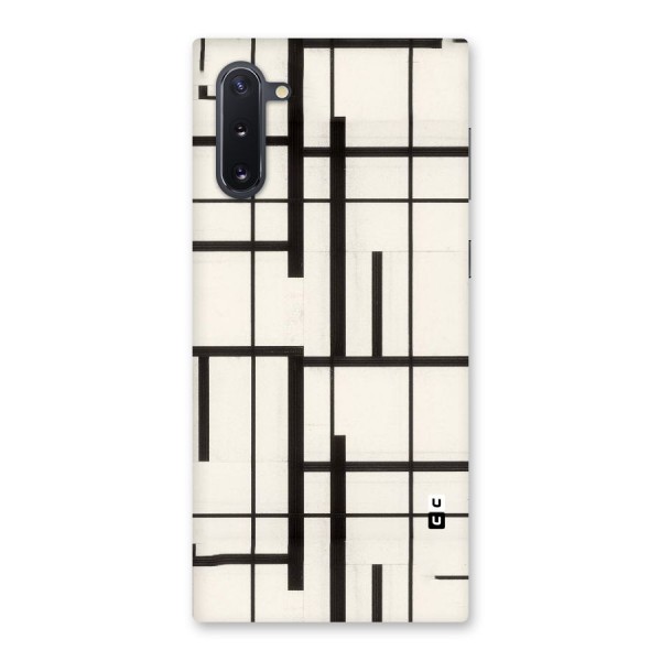 Black Unsymmetry Back Case for Galaxy Note 10