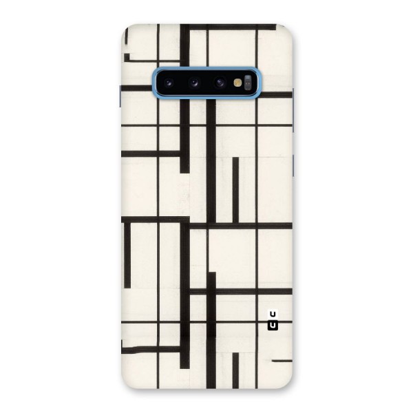 Black Unsymmetry Back Case for Galaxy S10 Plus