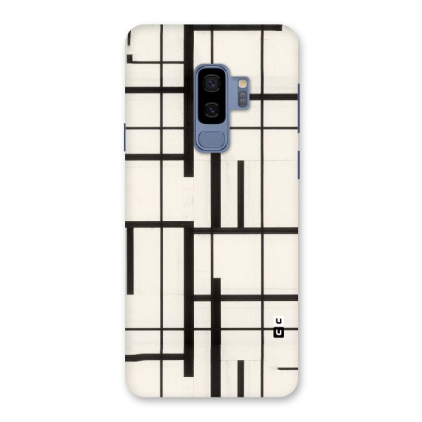 Black Unsymmetry Back Case for Galaxy S9 Plus