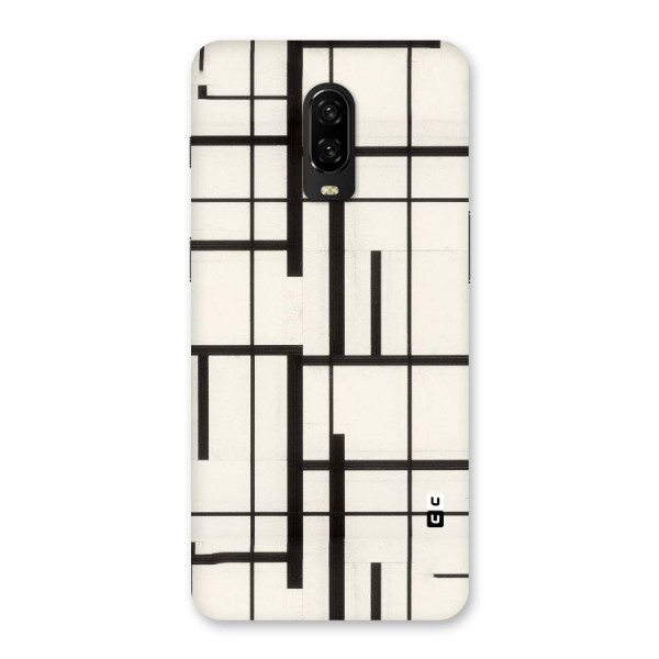 Black Unsymmetry Back Case for OnePlus 6T