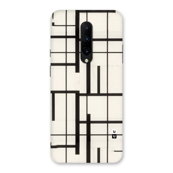 Black Unsymmetry Back Case for OnePlus 7 Pro