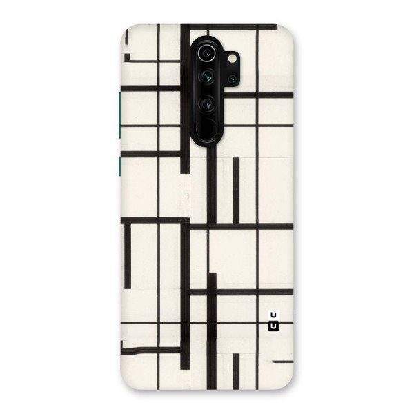 Black Unsymmetry Back Case for Redmi Note 8 Pro