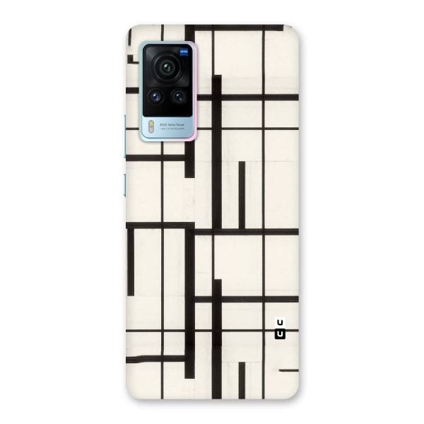 Black Unsymmetry Back Case for Vivo X60 Pro