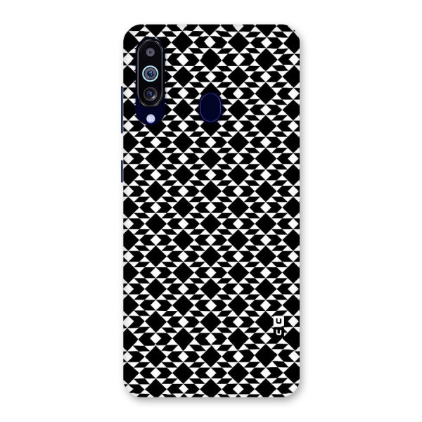 Black White Diamond Abstract Back Case for Galaxy A60