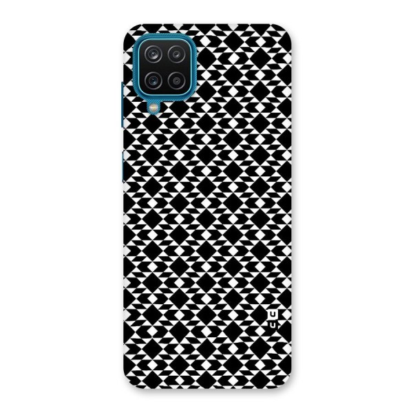 Black White Diamond Abstract Back Case for Galaxy F12