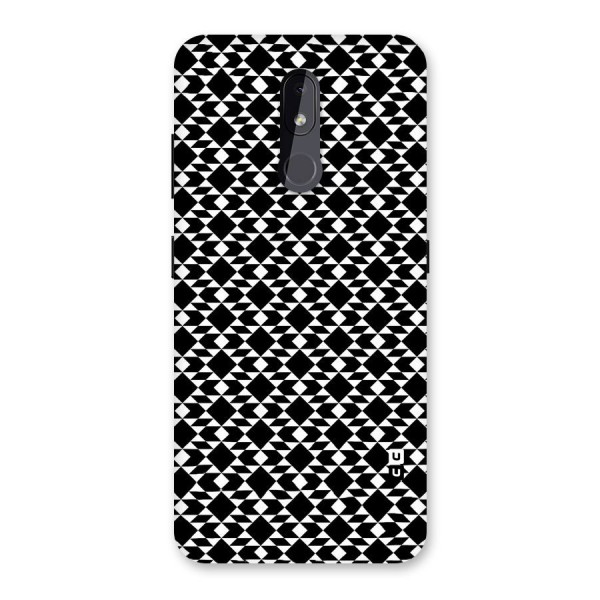 Black White Diamond Abstract Back Case for Nokia 3.2