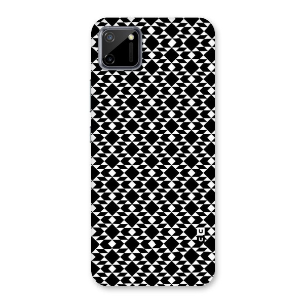 Black White Diamond Abstract Back Case for Realme C11