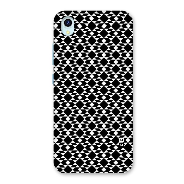 Black White Diamond Abstract Back Case for Vivo Y1s