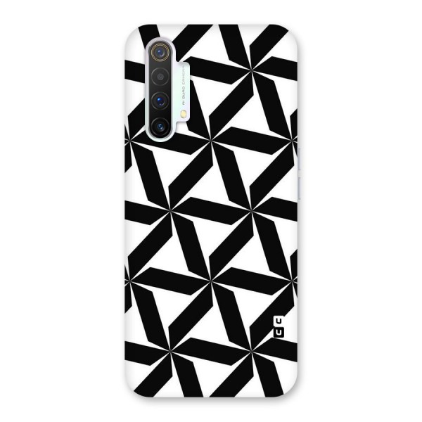 Black White Fan Design Back Case for Realme X3