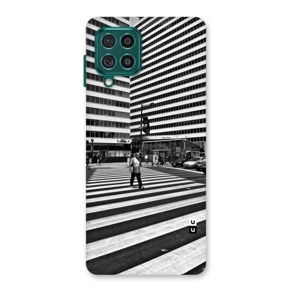 Black White Perspective Back Case for Galaxy F62