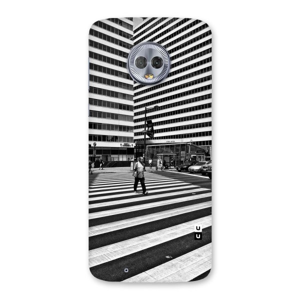 Black White Perspective Back Case for Moto G6