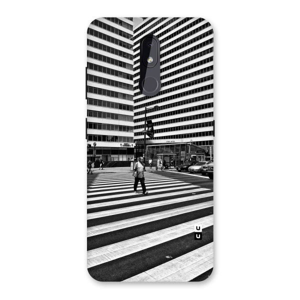 Black White Perspective Back Case for Nokia 3.2