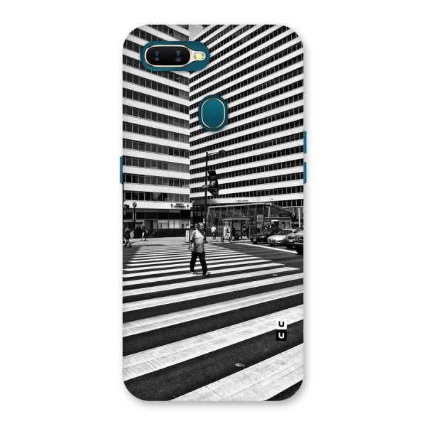 Black White Perspective Back Case for Oppo A7