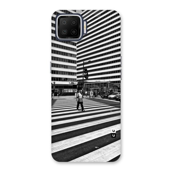 Black White Perspective Back Case for Oppo F17