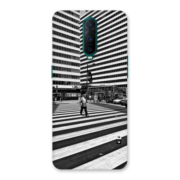 Black White Perspective Back Case for Oppo R17 Pro