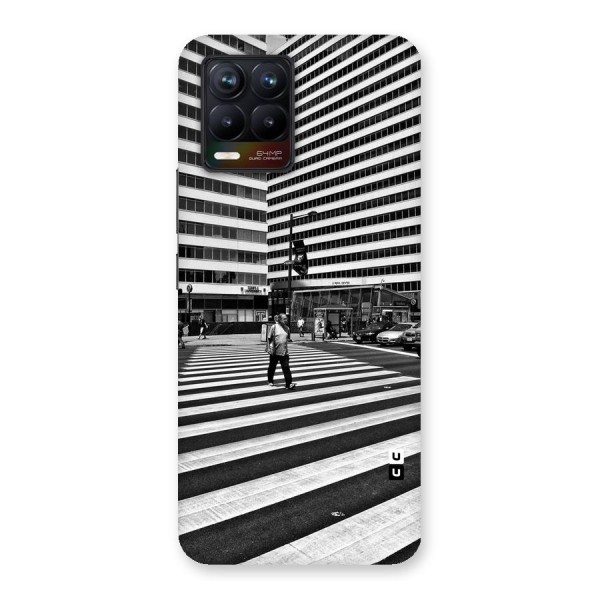 Black White Perspective Back Case for Realme 8