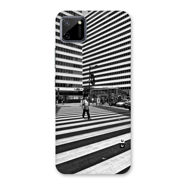 Black White Perspective Back Case for Realme C11