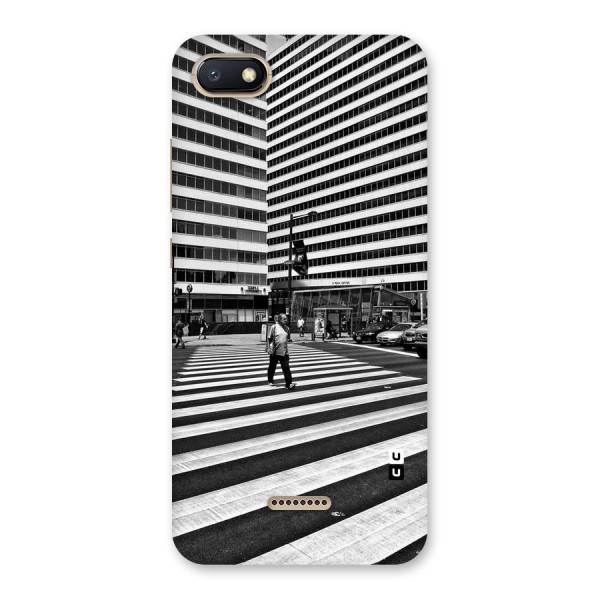 Black White Perspective Back Case for Redmi 6A