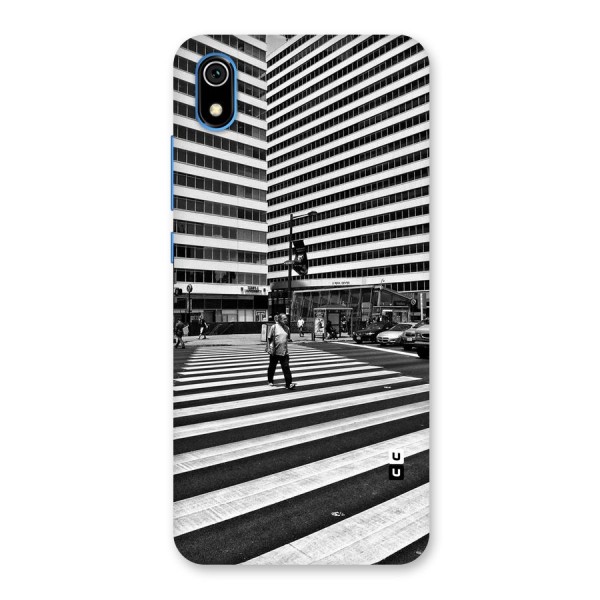 Black White Perspective Back Case for Redmi 7A