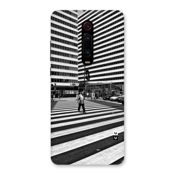 Black White Perspective Back Case for Redmi K20 Pro