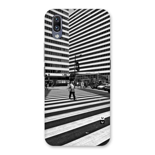 Black White Perspective Back Case for Vivo NEX