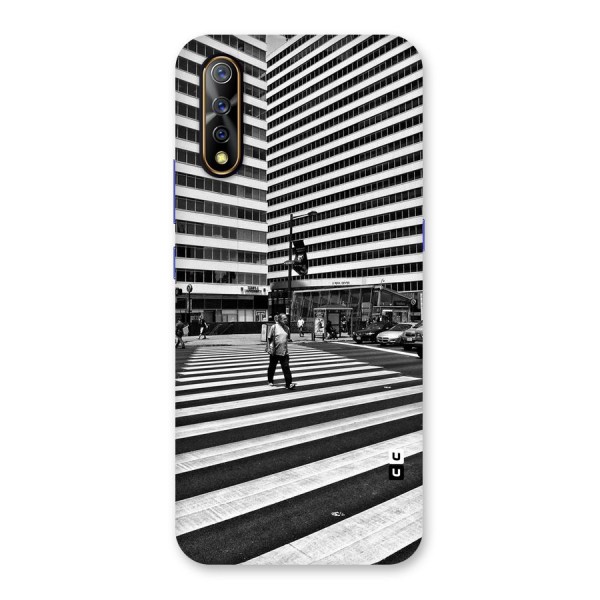 Black White Perspective Back Case for Vivo Z1x