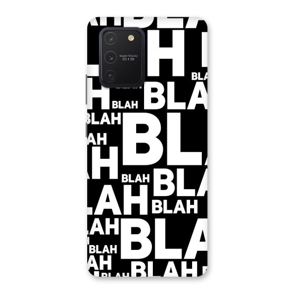 Blah Blah Pattern Back Case for Galaxy S10 Lite