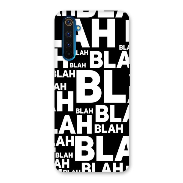 Blah Blah Pattern Back Case for Realme 6 Pro