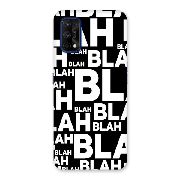 Blah Blah Pattern Back Case for Realme 7 Pro