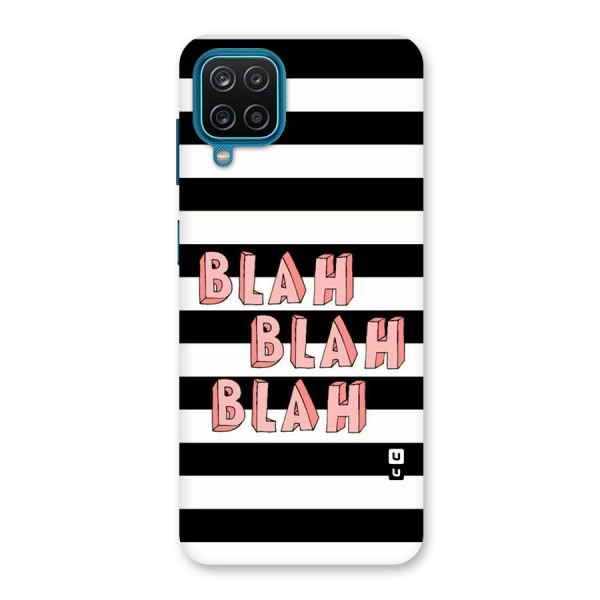 Blah Bold Stripes Back Case for Galaxy F12