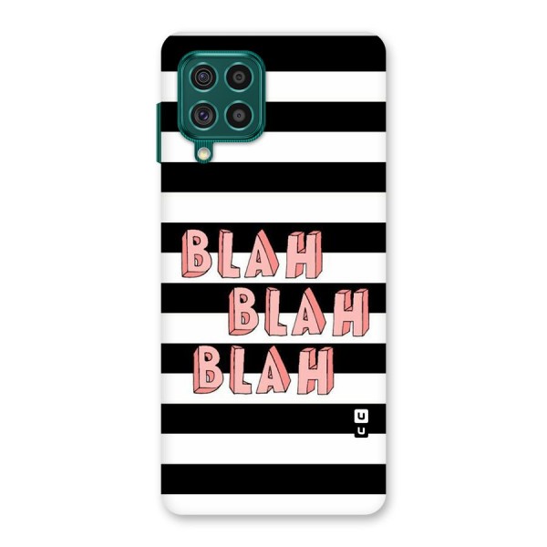 Blah Bold Stripes Back Case for Galaxy F62