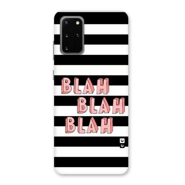 Blah Bold Stripes Back Case for Galaxy S20 Plus