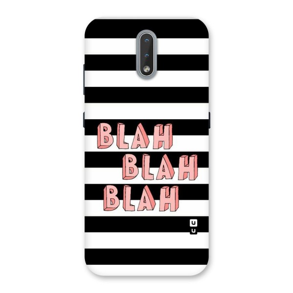 Blah Bold Stripes Back Case for Nokia 2.3