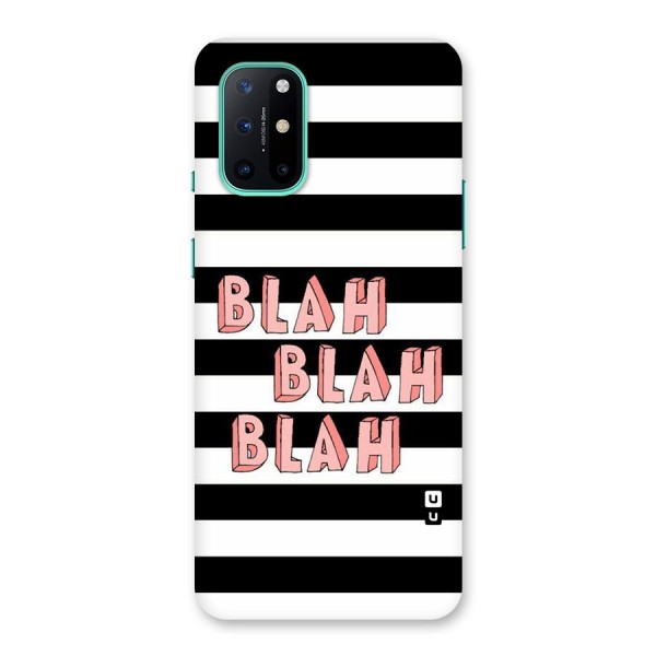 Blah Bold Stripes Back Case for OnePlus 8T