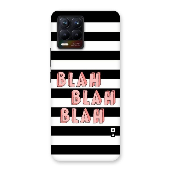 Blah Bold Stripes Back Case for Realme 8