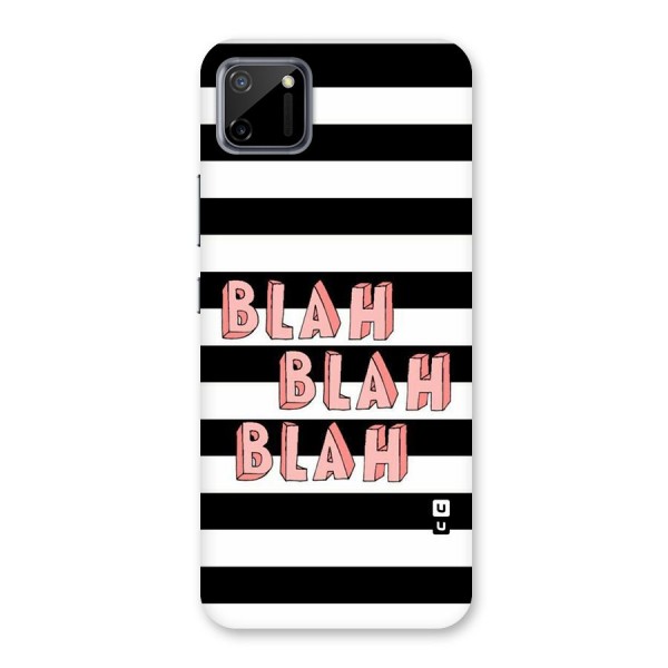 Blah Bold Stripes Back Case for Realme C11