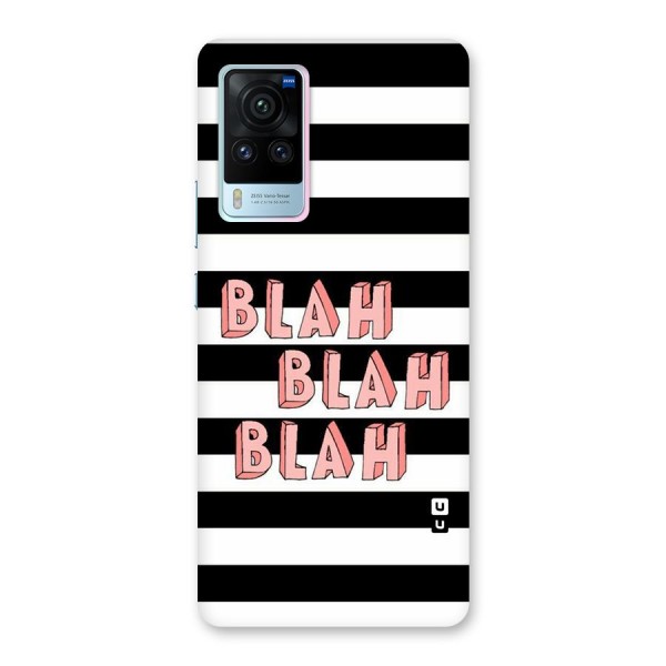 Blah Bold Stripes Back Case for Vivo X60 Pro