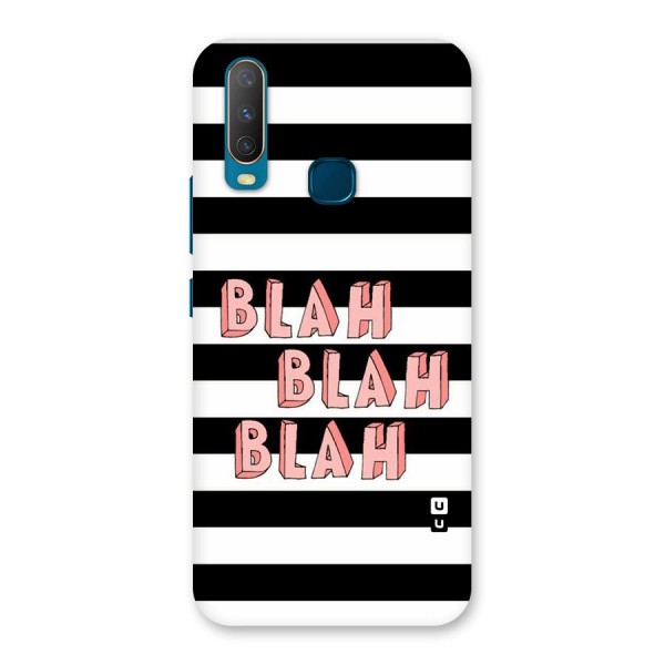 Blah Bold Stripes Back Case for Vivo Y15