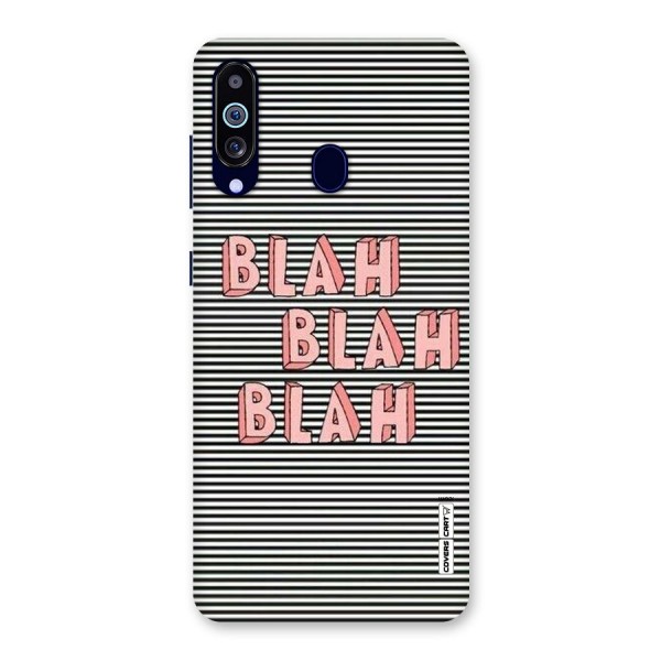 Blah Stripes Back Case for Galaxy A60